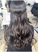ヘアアレンジヘアセットパーティーセットイメチェン所沢