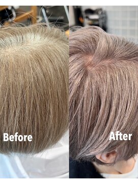 エムプラス 二子玉川(Mplus) 【脱白髪染め】人気No1の白髪を生かすカラー A Mplusミズイデ