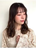 ダークアッシュ/フェミニン/ミディアムヘア/大人ガーリーp浦和