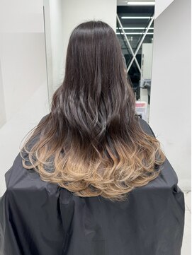 アライブ キチジョウジ(ALIVE Kichijoji) 【ALIVE吉祥寺】ホワイトベージュグラデーションカラー黒髪