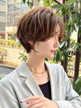 ライズ ネックス ザ サロン 渋谷(LIZE nex the salon) ショートボブ［#渋谷駅 #ショートボブ #髪質改善］