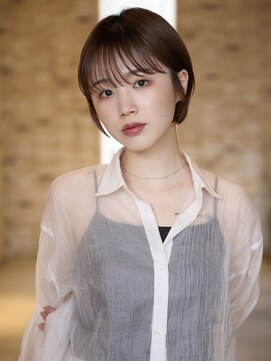 ピークアブー アヴェダ アトレ恵比寿(PEEK-A-BOO AVEDA) 大人可愛いハンサムショート/前髪ありショート/丸みショート