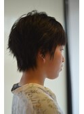 ショートボブ、髪質改善、白髪ぼかし、キッズカット、カット