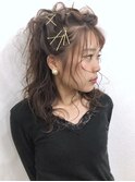#ピンアレンジ#フリンジカール＃うぶバング