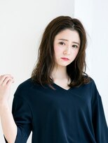 アメリエギャルソン 岩槻店(amelie et garcon)&nbsp;センターパート×大人可愛いミディアム 【artemani岩槻店】