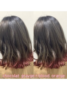 ヘアーメイク トレコローリ(hair make trecolori) 【trecolori 津田沼】ショコラグレージュ×ブラッドオレンジ