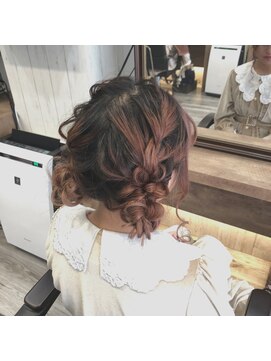 ヘアセット アリエス 新宿駅前店(aries) ツインおだんご♪