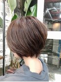 40代大人可愛いフォギーベージュボブ【Ruufus恵比寿渋谷】31516