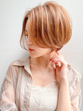 ロンドプランタン 恵比寿(Lond Printemps) 小顔モテミルクティベージュ ショートボブ
