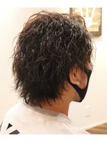 ウィスカーヘアー(whisker hair)&nbsp;ウルフツイストスパイラルパーマ