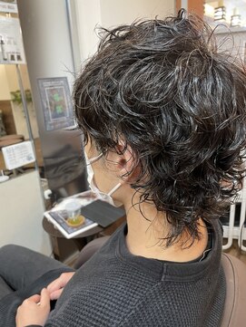 ベイス アワジ(BASE) メンズウルフパーマ