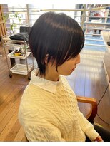 ヘアー ブランチ(hair. branch) ベビーバング　スタイリッシュウルフ