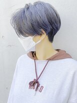 モリオフロムロンドン 松戸店(Morio from London)&nbsp;【松戸　ムラマツ】大人ショートボブ　ボーイッシュブルー