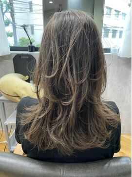 カームバイリコ 学芸大学(calm by liko) 美髪/大人かわいい/こなれミディ/サンドベージュ[学芸大学]