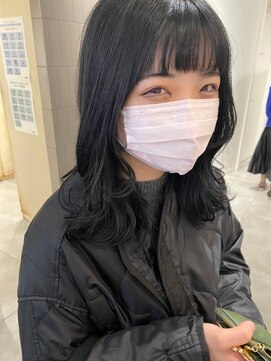 マッシュ 天王寺あべの(MASHU) 暗髪カラー