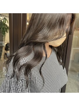 リジョイスヘア エン(REJOICE hair EN) ブリーチなし透明感◎オリーブグレージュ【担当 aya】