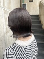 ラグーン 原宿 表参道(LAGOON)&nbsp;【LAGOON】切りっぱなしボブ/ラベンダーグレージュ/アッシュ