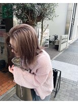 ローレン(LOREN) ミルクティーベージュダブルカラーインナーカラーケアブリーチ