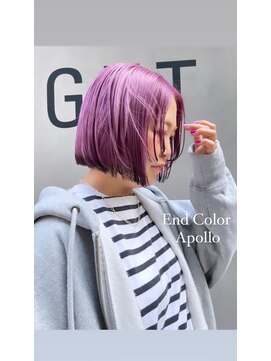 マージュ ギンザ(marju GINZA) 人気デザインカラー エンドカラー カシスピンク アポロ