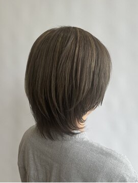 ヘア イノウエ HAIR INOUE グレーベージュウルフ