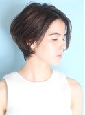 40代50代似合わせ小顔美髪シアーカラーカールショート