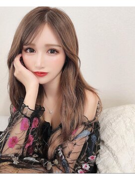 ネクサス 心斎橋(Nexus) 夏デザインカラーレイヤーカットオリーブベージュウェットヘア