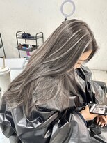 ブレンド 渋谷(BLend)&nbsp;20代30代40代白髪ぼかしハイライト小顔ショートボブミニウルフ