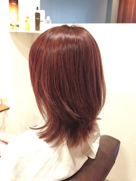 ヘアー グリーン(hair green) 30代40代50代/ウルフレイヤー/レッドブラウン