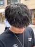 メンズカット+ツイストスパイラル/ツイストパーマ +プレミアムトリートメント