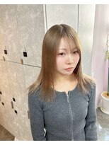 ガルボヘアー 心斎橋店(garbohair)&nbsp;心斎橋×柔らかめミルクティーベージュ