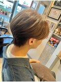 ホワイトベージュで透明感を表現♪♪