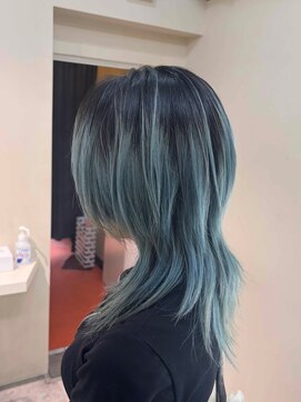 テン バイ アンブルリュクス 池袋(teN +by ambleluxe) ケアブリーチ/アイスブルー/池袋