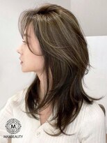 マックスビューティーギンザ(MAXBEAUTY GINZA)　&nbsp;王道ネオレイヤーセミロング☆銀座/東京駅/有楽町