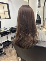 ロア 熊本(LOA)&nbsp;バタフライレイヤー　ワンカールパーマ