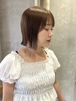 トマト(TOMTO)&nbsp;【RENA】外はねボブ_ショコラベージュ