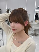 コア 表参道(COA)&nbsp;【結んでも可愛い】小顔に見せる顔まわりカット