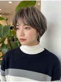 ココアブラウン/バレイヤージュカラー/大人かわいい/韓国巻き