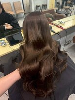 ヴェーレン(Wehlen)&nbsp;ショコラブラウン　韓国風ウェーブ　艶髪ロング