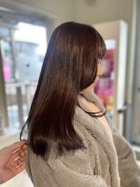 フラミンゴバイカーニバル 江古田(Flamingo by carnival)&nbsp;ココアブラウン/赤み消し/ブリーチなしダブルカラー/江古田