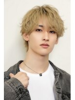 グロウ 博多店(growth) メンズハイトーンウルフ