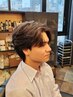 カット+シェービング+眉カット￥6000<理容室>浦和
