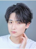 毛流れフェザーパーマ