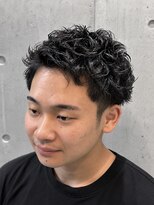 バーバーバー ナカノ(BARBER BAR NAKANO) 王道アップバングスパイラルパーマ