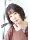 艶のある、上品カジュアルな外ハネボブ