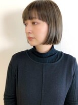 リコ(LIKO)&nbsp;大人モードなミニボブ☆ぱっつんボブ/大人ハイトーン/透明感◎