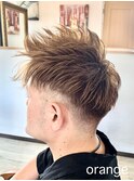 【orange大分賀来】メンズツーブロックフェードジェットモヒカン
