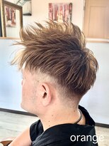 オレンジ(orange)&nbsp;【orange大分賀来】メンズツーブロックフェードジェットモヒカン
