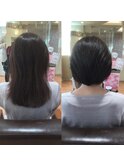 丸みボブ