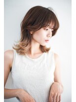 ベンジー 蔵前店(benji)&nbsp;おしゃれ女子ウルフ×バレイヤージュ　蔵前/浅草/浅草橋