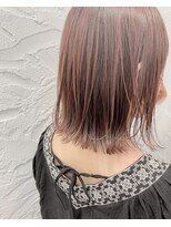 カモン(CAMON)&nbsp;[CAMON. ]#カシスグレージュ#パツっとボブ#外ハネボブ